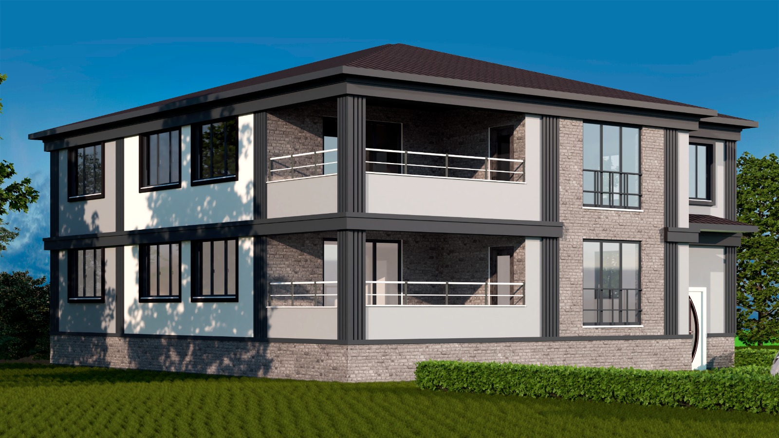 Pırpır Köyü Yapısı — Düzce mimari plan, proje ve 3D tasarım görseli