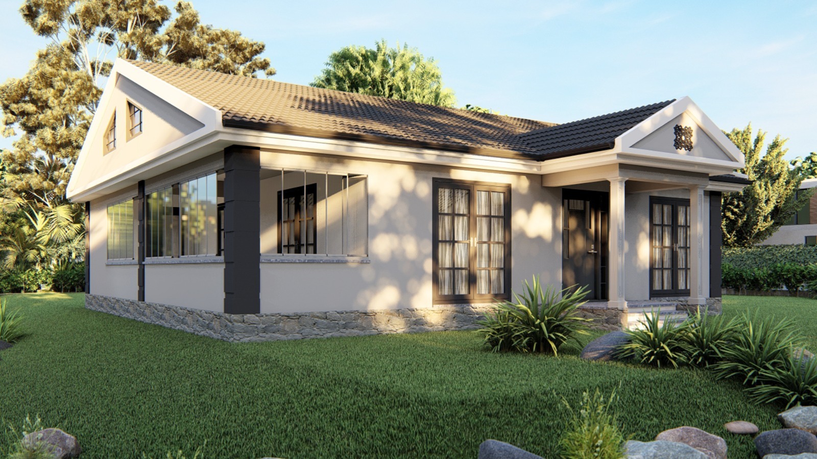 Çilimli Bahçe Evi — Düzce mimari plan, proje ve 3D tasarım görseli